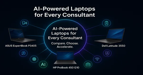 Top 3 AI laptops that Works Best for Business Professionals