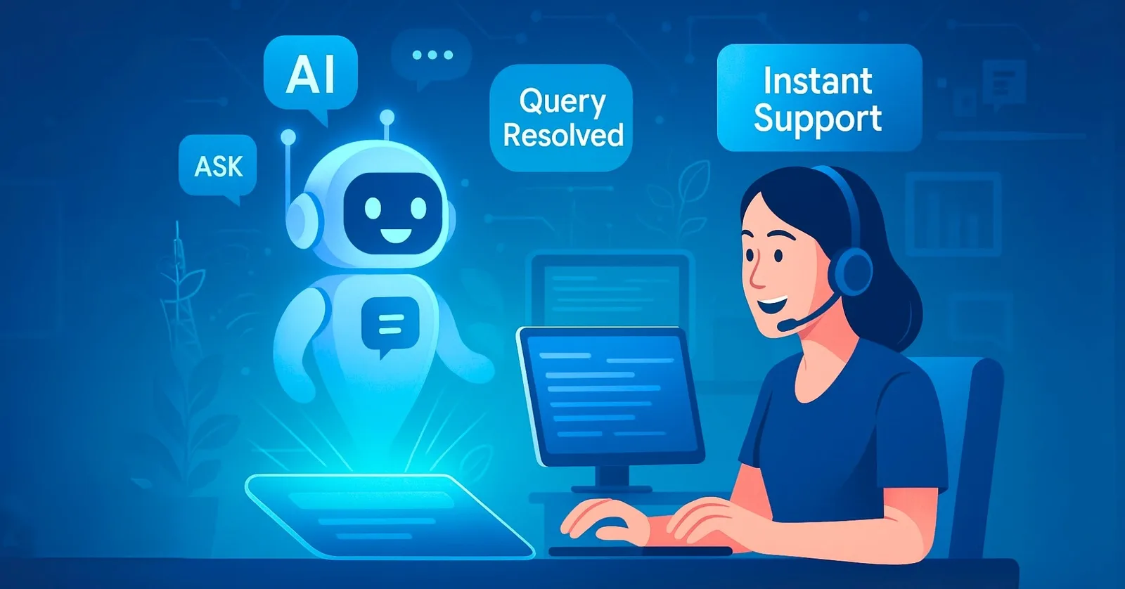 Solving customer query delays through conversational AI