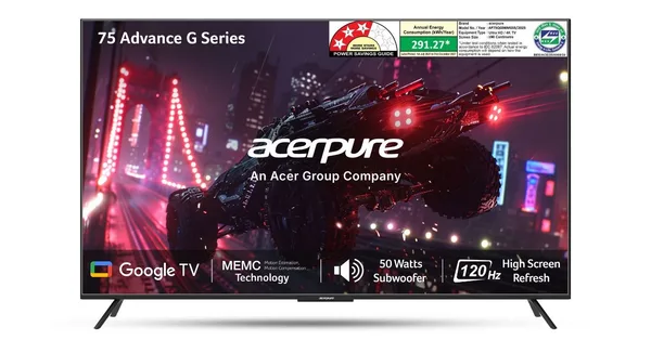 Acerpure brings new smart TVs for gamers and cinema