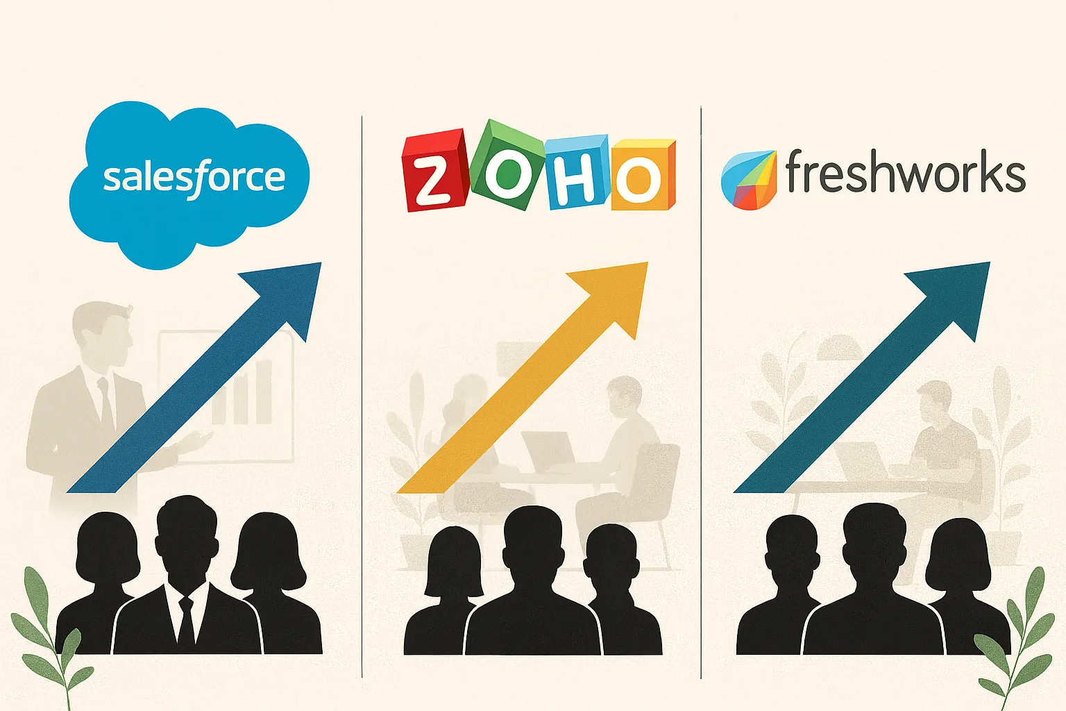 Decoding the Salesforce vs. Zoho vs. Freshworks channel strategies