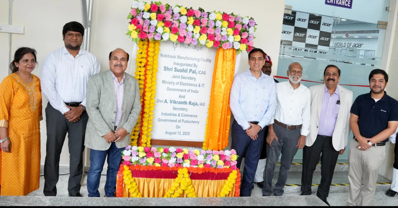 Acer India launches laptop manufacturing facility in Puducherry