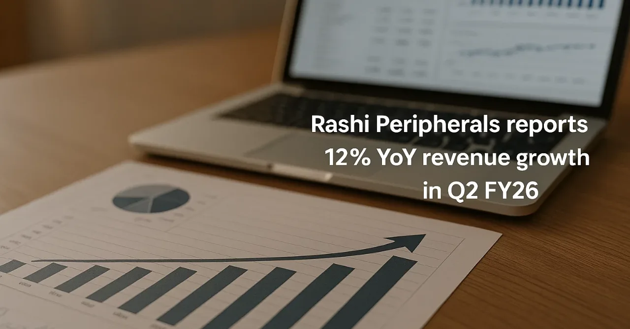 Rashi Peripherals reports 12% YoY revenue growth in Q2 FY26