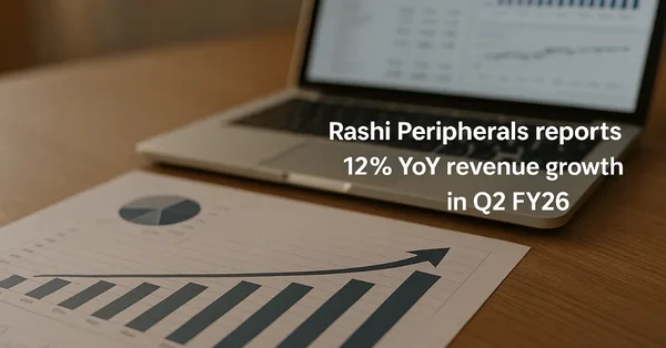 Rashi Peripherals reports 12% YoY revenue growth in Q2 FY26