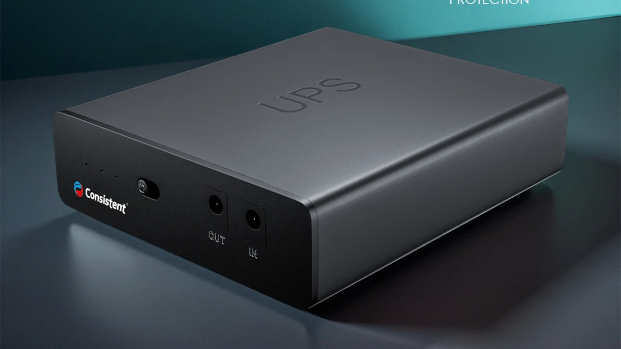 Consistent MINI-UPS: Compact backup device targets essential connectivity