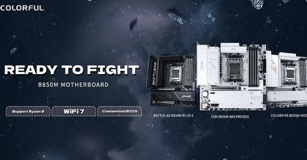 Colorful B850 motherboards target next-gen performance