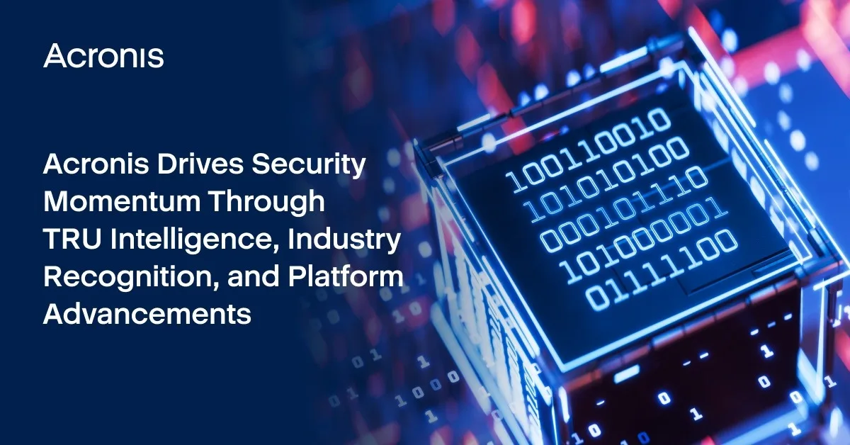 Acronis cybersecurity momentum for MSPs