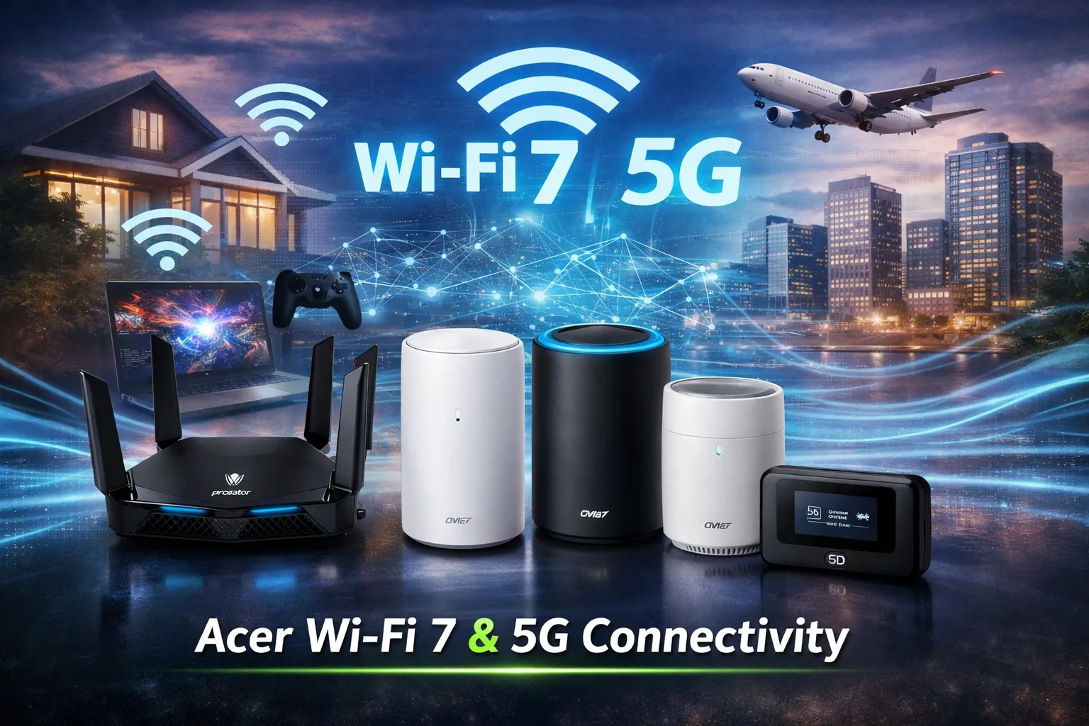 Acer Wi-Fi 7 networking devices widen 5G reach
