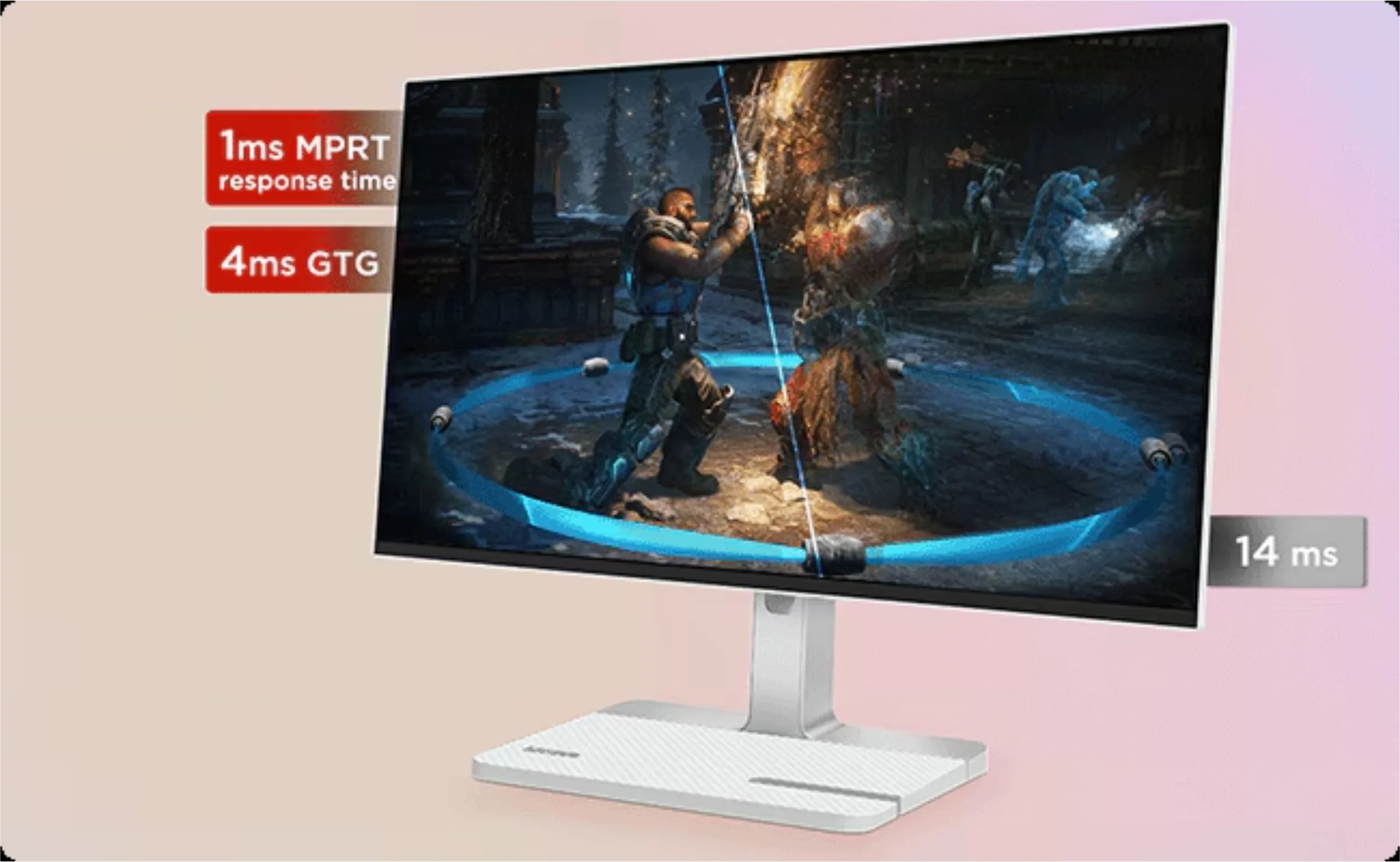 How the Lenovo L24D-4C monitor changes workspaces