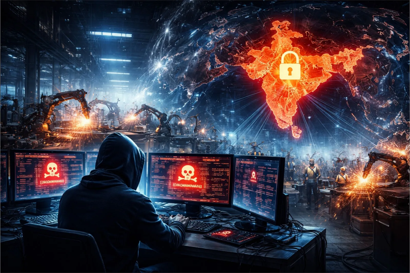 APAC Ransomware Epicenter shifts towards India, revealing rising factory risks