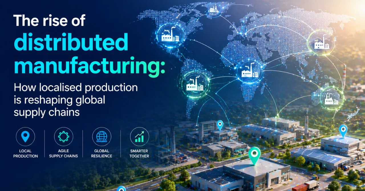 The rise of distributed manufacturing: How localised production is reshaping global supply chains