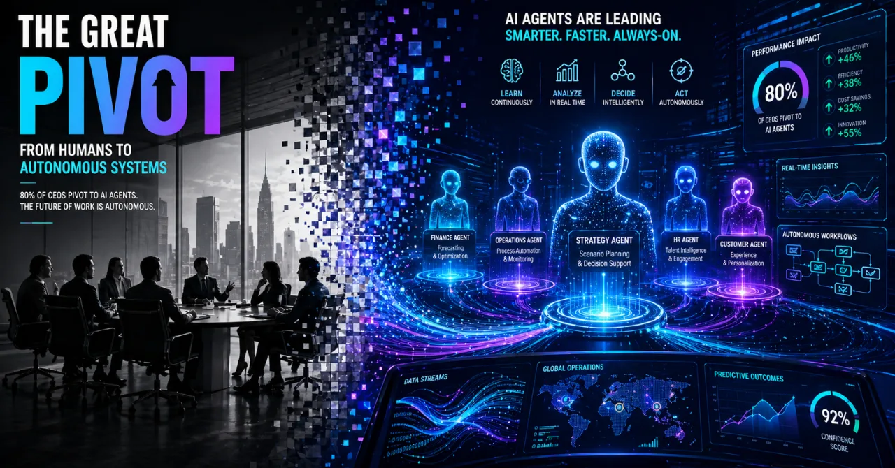 80% of CEOs pivot to AI agents: Why operational foundations are being rebuilt