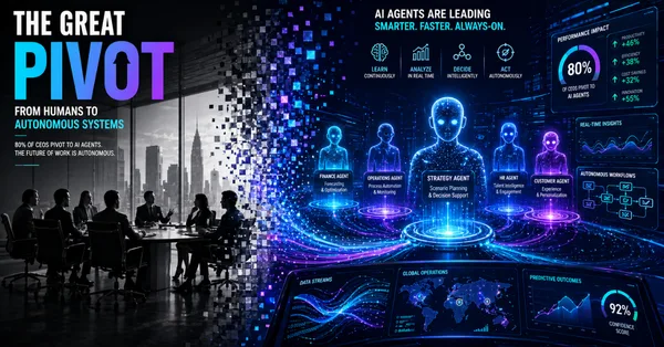 80% of CEOs pivot to AI agents: Why operational foundations are being rebuilt