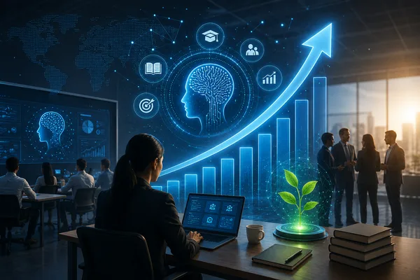 edForce Enterprise Learning Report highlights growing investment in AI workforce readiness