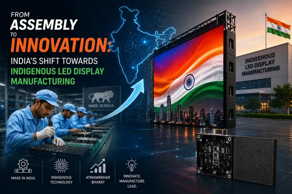 From Assembly to Innovation: India’s Shift Towards Indigenous LED Display Manufacturing