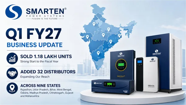 Smarten Power Systems Q1 FY27 boosts distribution and Capacity
