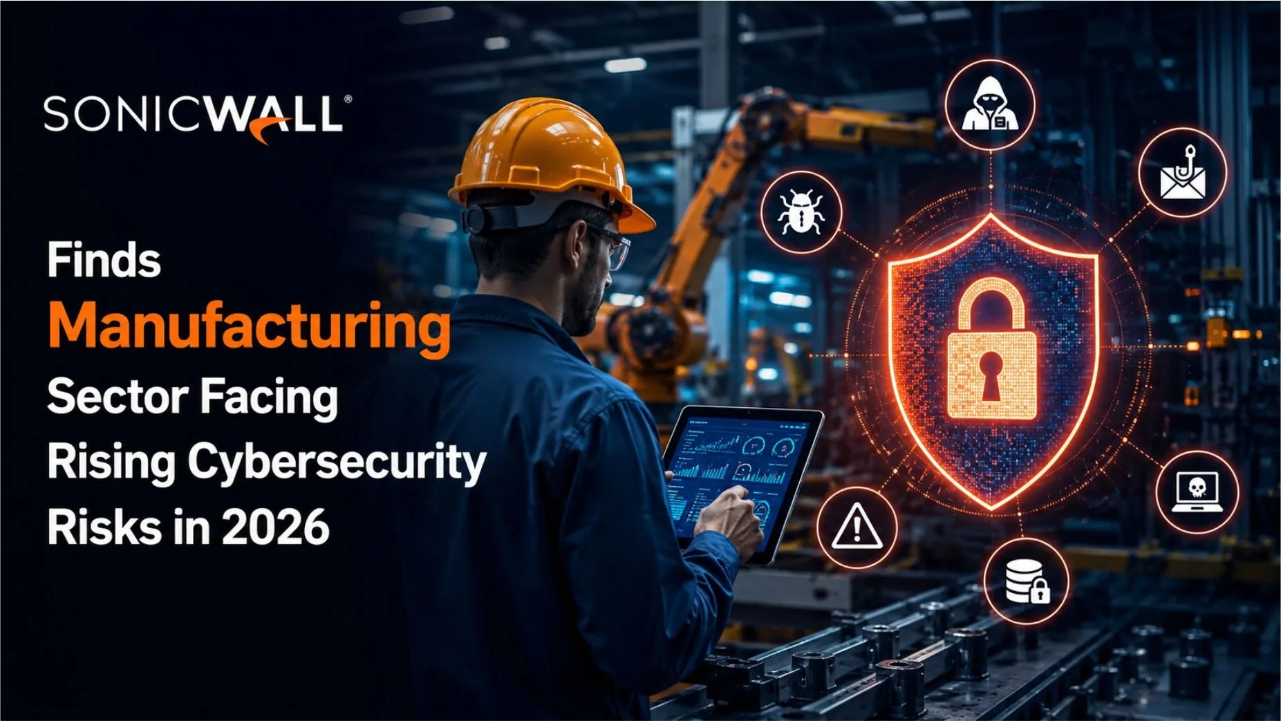 SonicWall warns manufacturing cybersecurity risks are changing