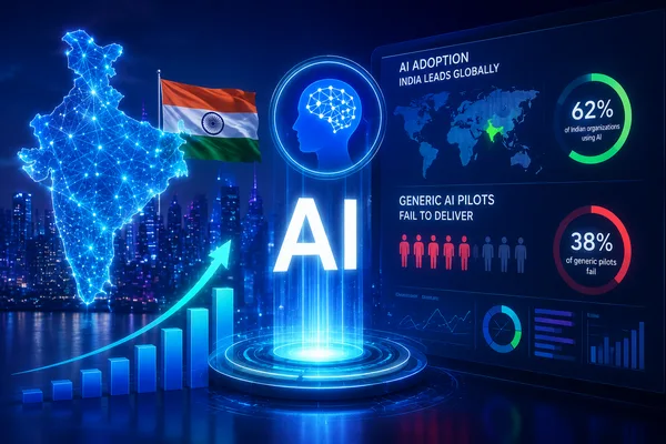 Salesforce Study: India Leads Global AI Adoption, But 38% of Generic Pilots Fail