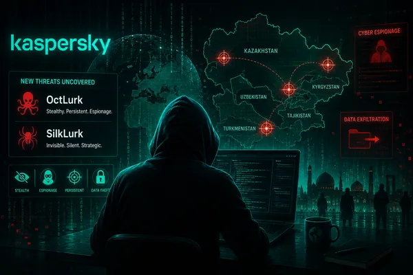 Kaspersky Uncovers OctLurk and SilkLurk: Stealth Cyber Espionage Across Central Asia