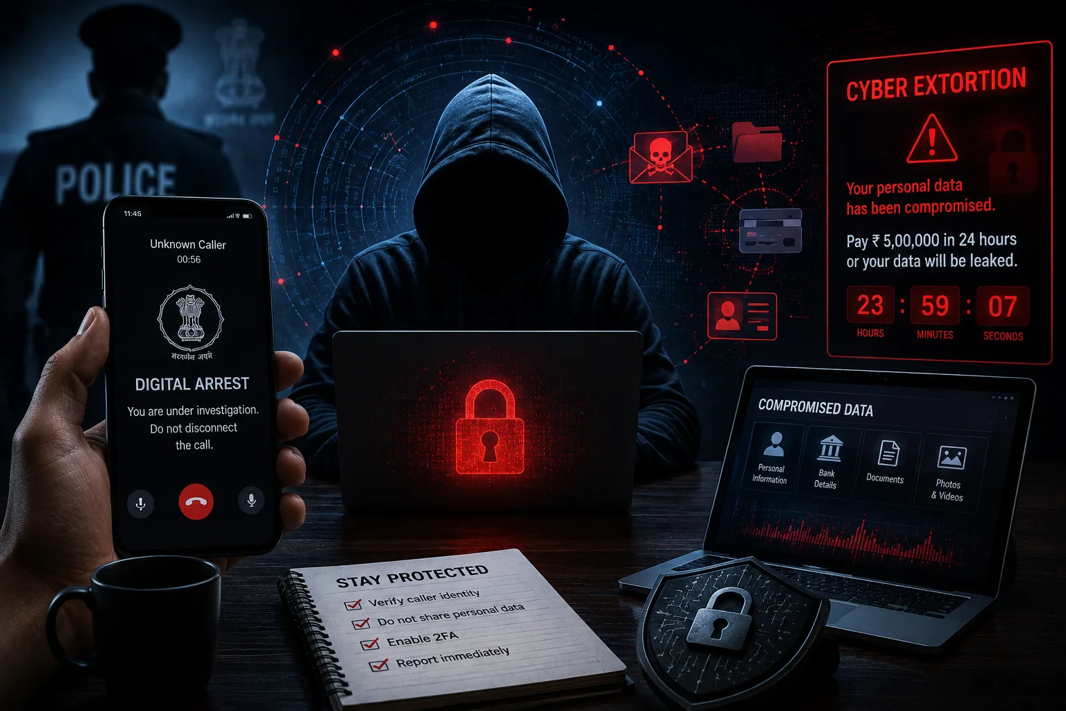 Quick Heal Advisory: How "Digital Arrest" Scams Evolved into Advanced Cyber Extortion