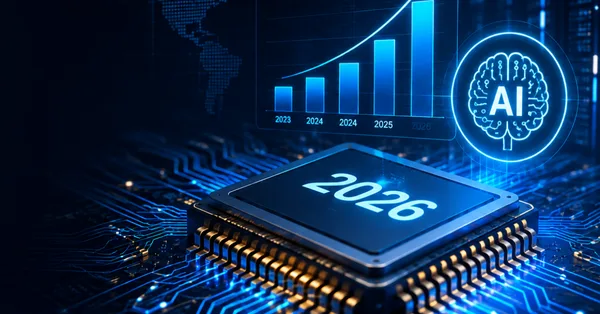 Gartner semiconductor forecast 2026 points to an AI-led surge