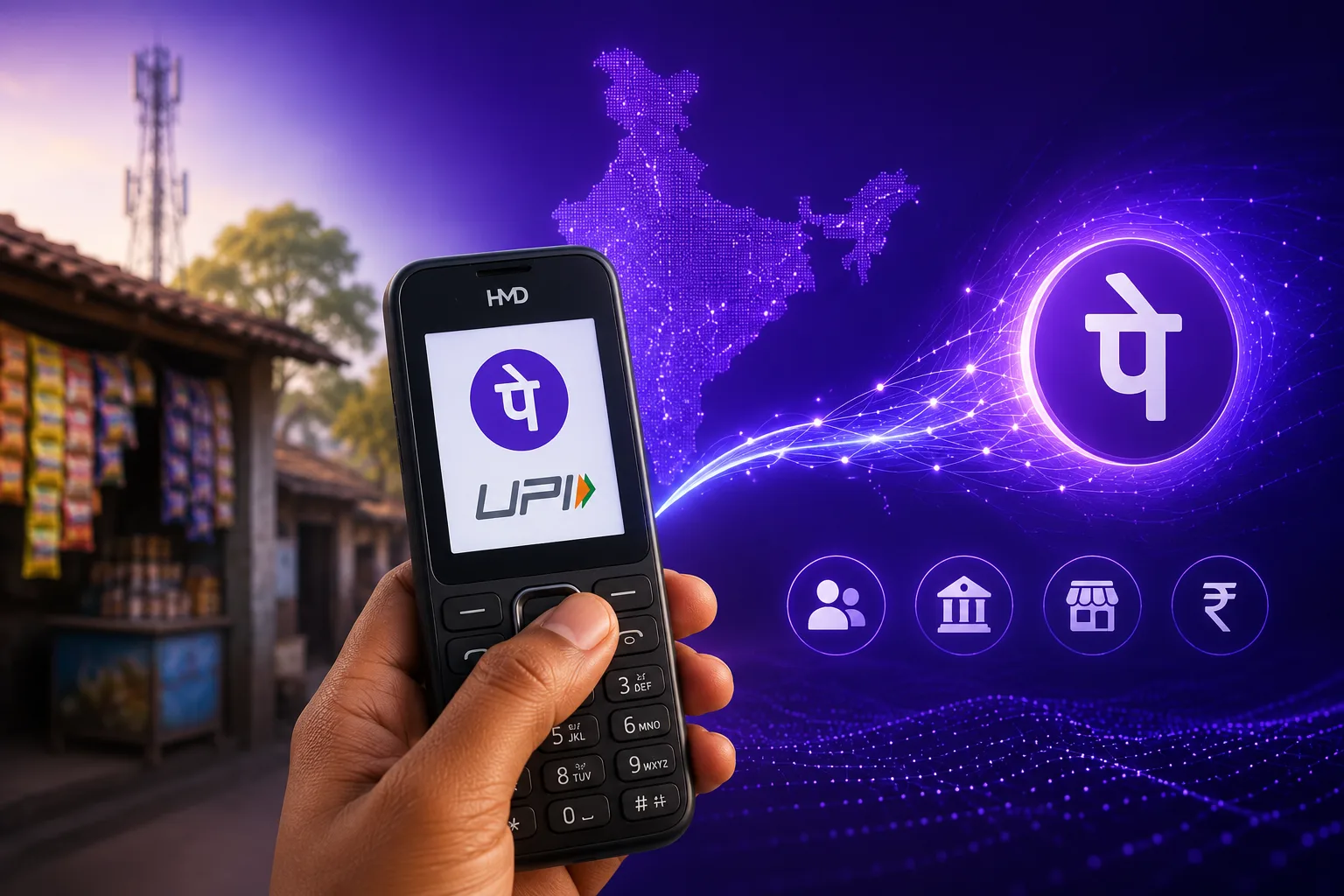 HMD India and PhonePe collaboration opens UPI access for feature phone users