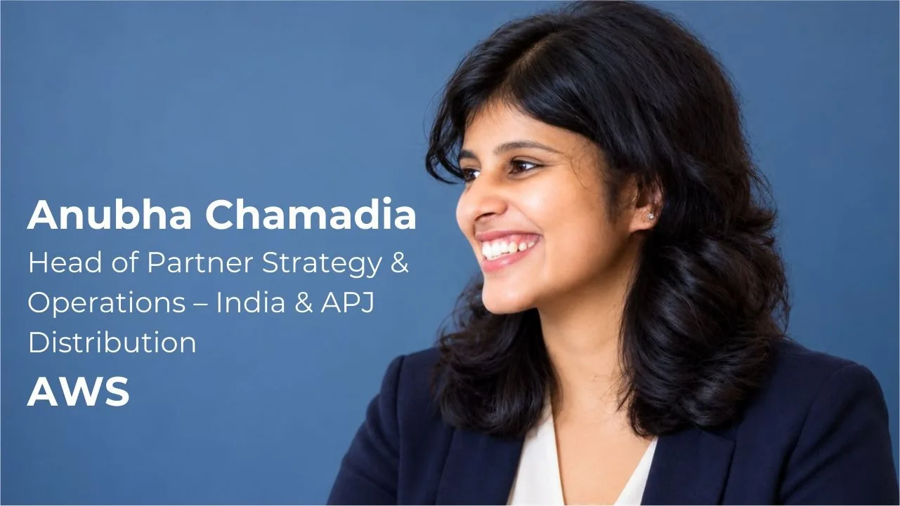 Anubha Chamadia new role widens AWS partner strategy