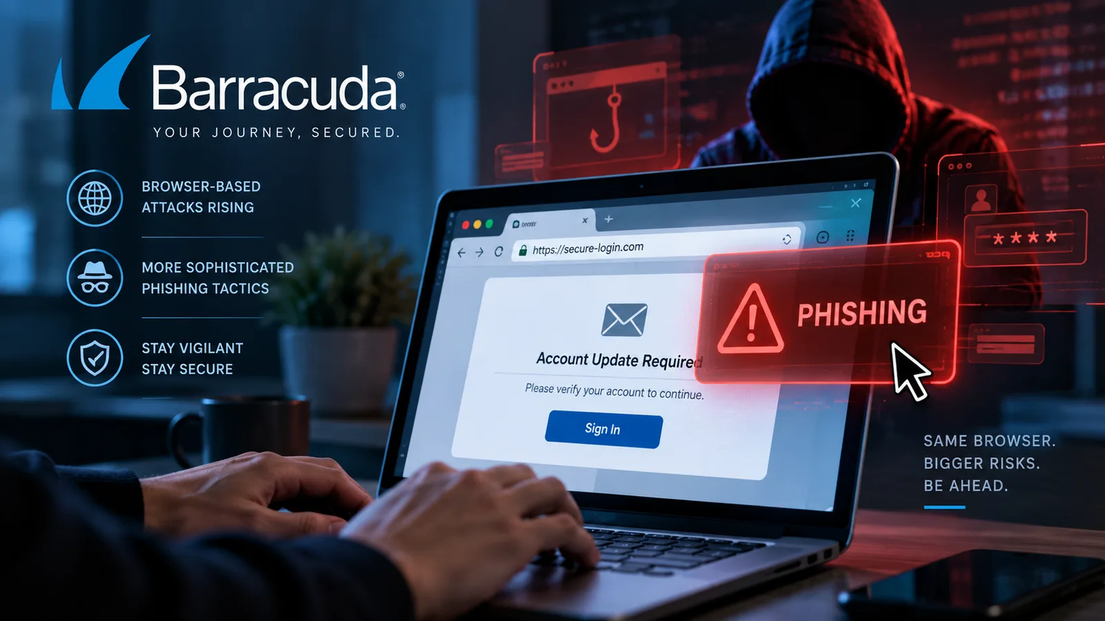 Barracuda research exposes the rise of browser-based phishing