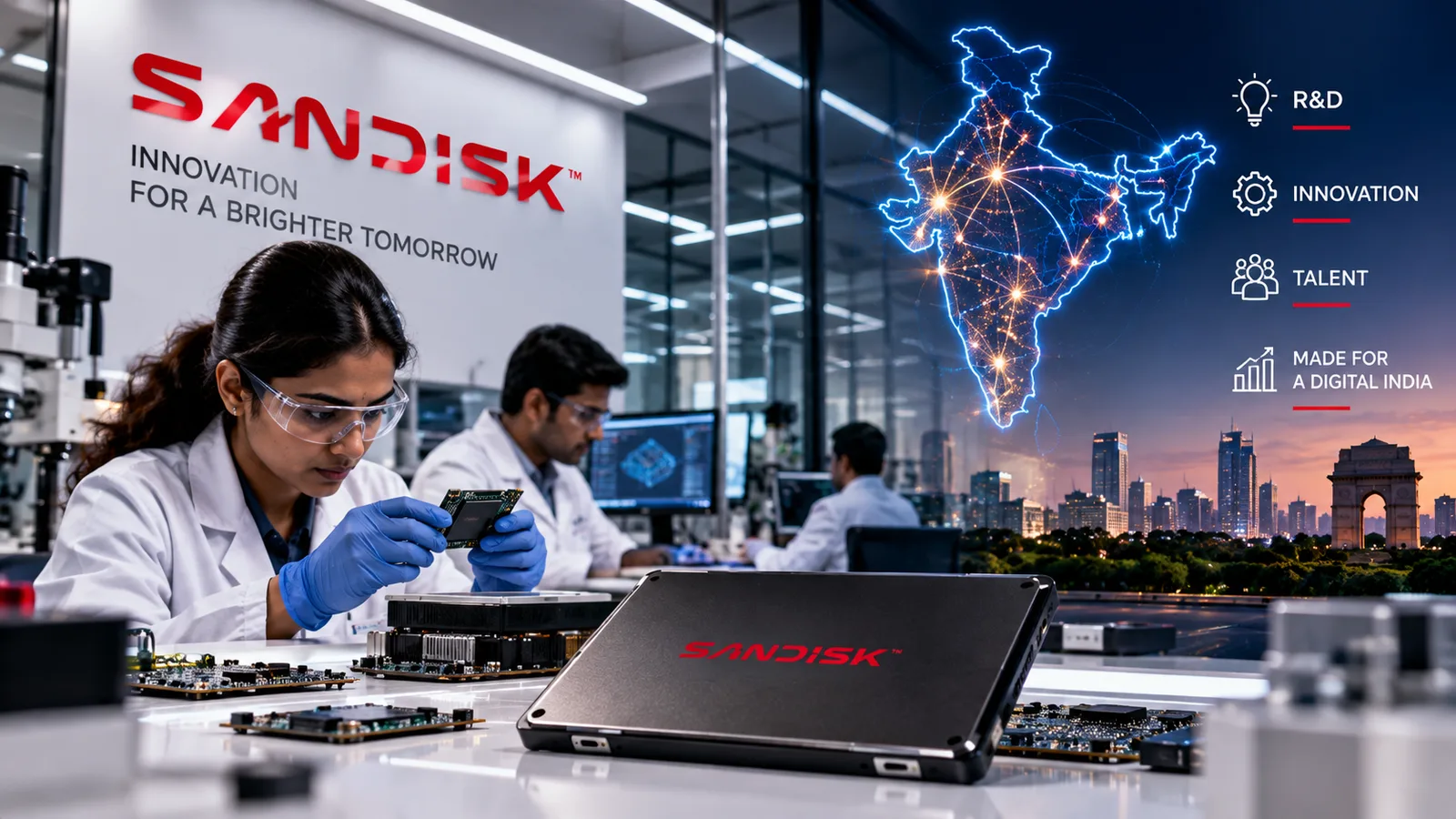 Sandisk R&D investment hits USD 200 million in India
