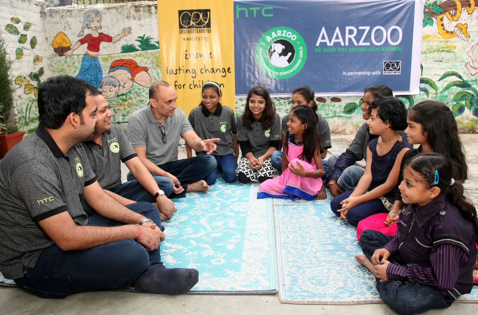 HTC Partners with CRY to Make Quality Education for Girls