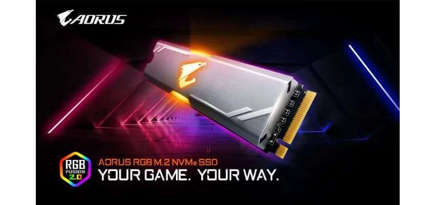 GIGABYTE announce AORUS RGB M.2  NVMe SSD