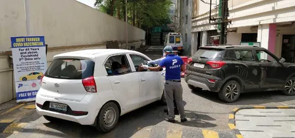 Get Drive Through COVID Vaccination in parking lots in Gurugram